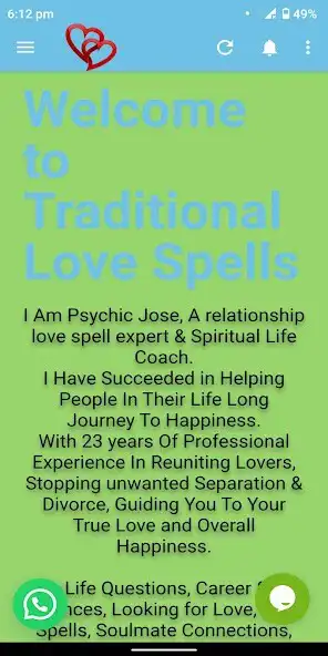 Play Traditional Love Spells as an online game Traditional Love Spells with UptoPlay