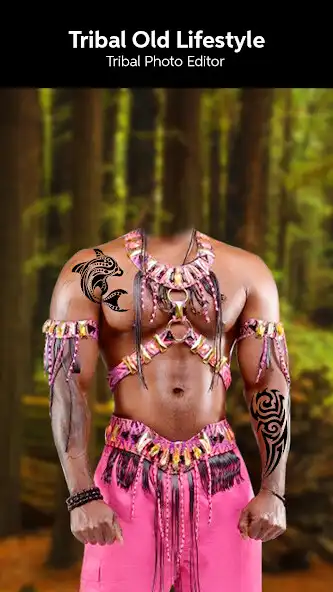 Play Traditional Tribal photo suit as an online game Traditional Tribal photo suit with UptoPlay
