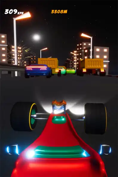 Play Traffic F1 Night Race as an online game Traffic F1 Night Race with UptoPlay
