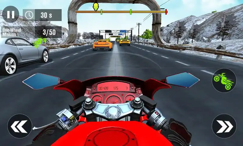 Play Traffic Moto Rider - Bike Street Racer 3D as an online game Traffic Moto Rider - Bike Street Racer 3D with UptoPlay