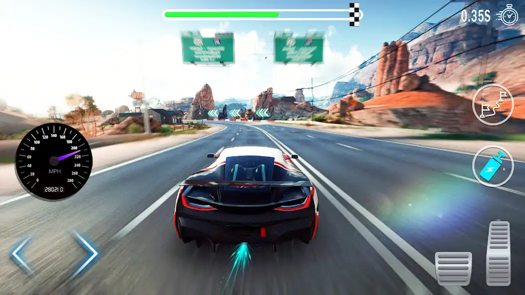 Play Traffic Racing Car Simulator as an online game Traffic Racing Car Simulator with UptoPlay