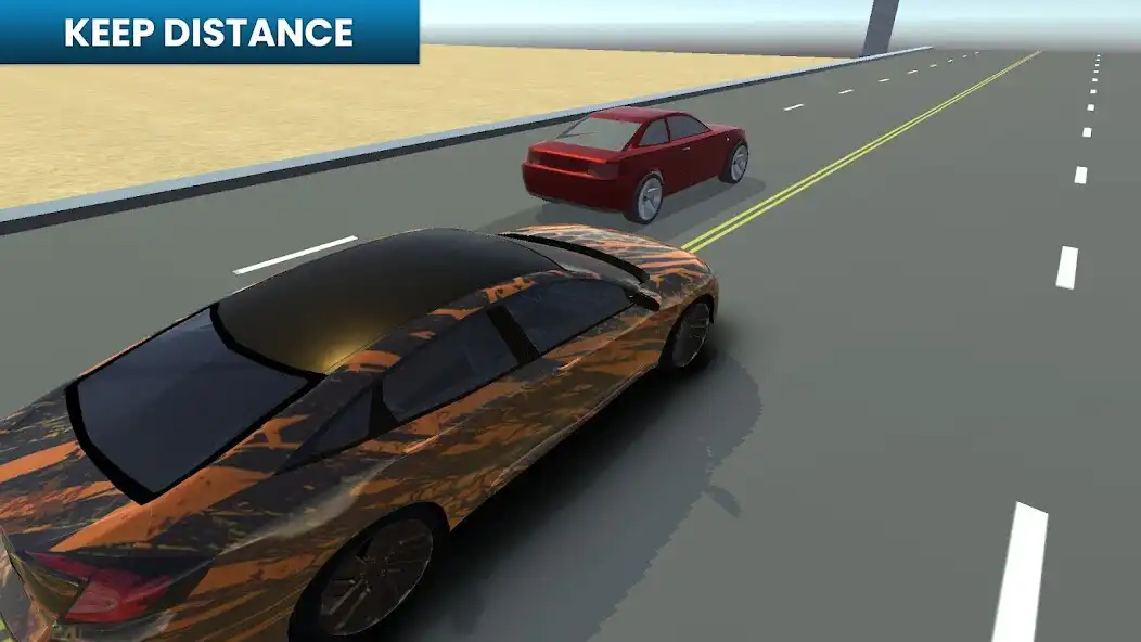 Play Traffic Simulation Racer 3D as an online game Traffic Simulation Racer 3D with UptoPlay