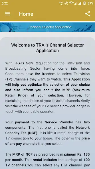 Play TRAI CHANNEL SELECTOR - PRICE LIST  and enjoy TRAI CHANNEL SELECTOR - PRICE LIST with UptoPlay