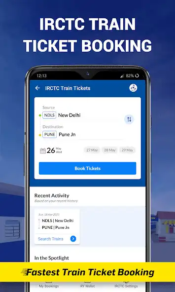 Play Train App: Book Tickets, PNR as an online game Train App: Book Tickets, PNR with UptoPlay