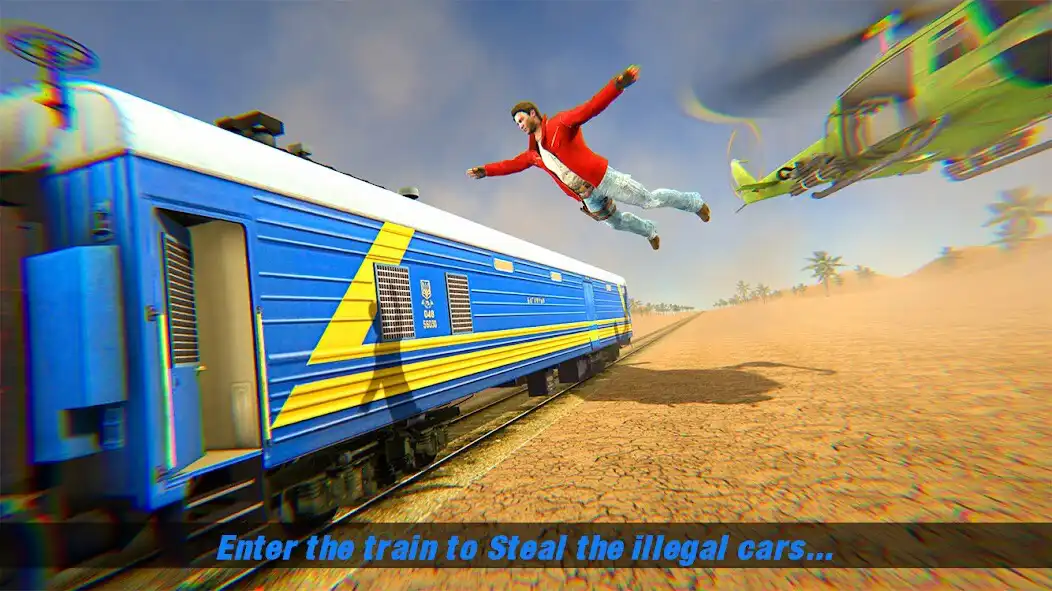 Play Train Car Theft: Car Games 3d as an online game Train Car Theft: Car Games 3d with UptoPlay