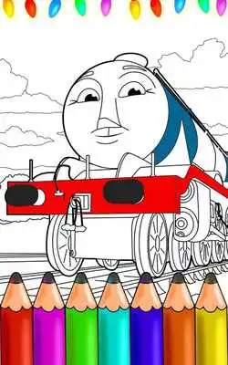 Play Train Coloring Game For Thomas