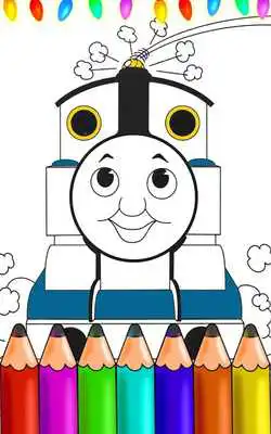 Play Train Coloring Game For Thomas