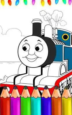 Play Train Coloring Game For Thomas