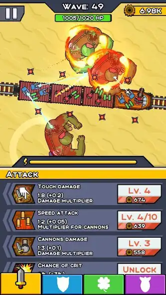 Play Train Defense: Survivor as an online game Train Defense: Survivor with UptoPlay
