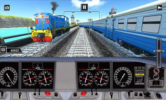 Play Train Driving Racing In Train