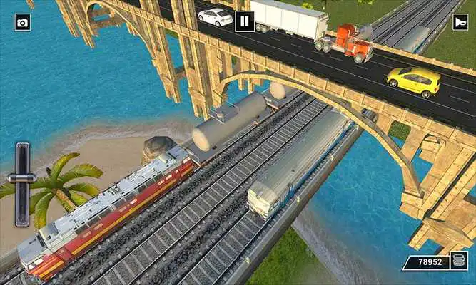 Play Train Driving Racing In Train