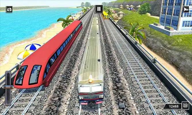 Play Train Driving Racing In Train