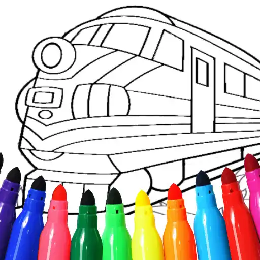 Play Train game: coloring book. APK