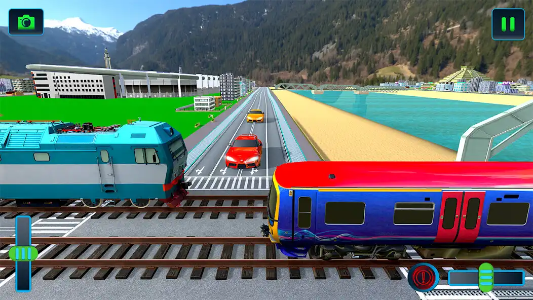 Play Train Games: Driving Simulator as an online game Train Games: Driving Simulator with UptoPlay