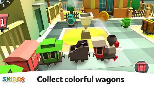 Play Train Games for Kids: SKIDOS as an online game Train Games for Kids: SKIDOS with UptoPlay