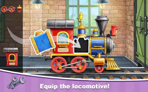 Play Train Games for Kids: station  and enjoy Train Games for Kids: station with UptoPlay