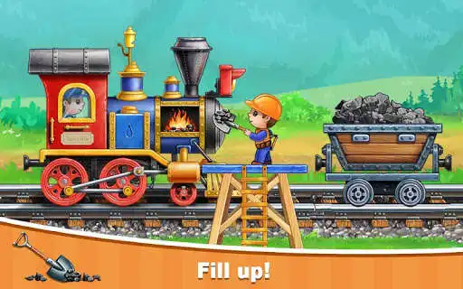 Play Train Games for Kids: station as an online game Train Games for Kids: station with UptoPlay