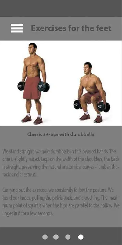 Play Training with dumbbells for hands and feet