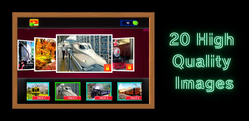 Play Train Jigsaw Puzzle Game as an online game Train Jigsaw Puzzle Game with UptoPlay