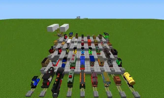 Play Train of Mine Block Craft