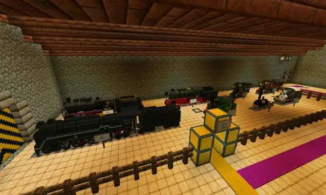 Play Train of Mine Block Craft