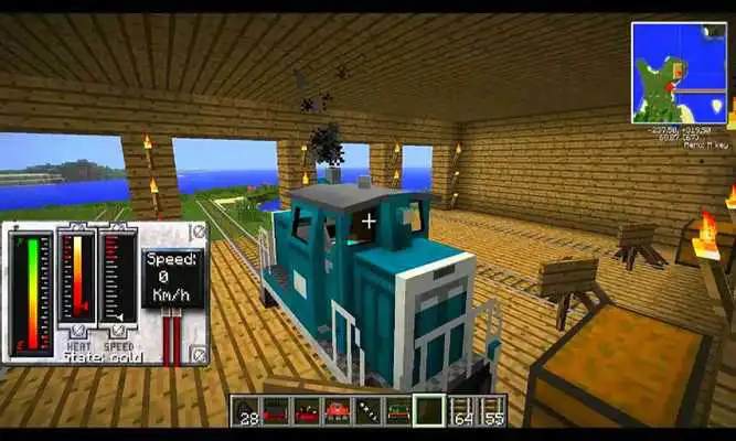 Play Train of Mine Block Craft