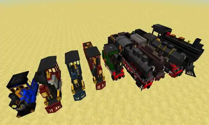 Play Train of Mine Block Craft