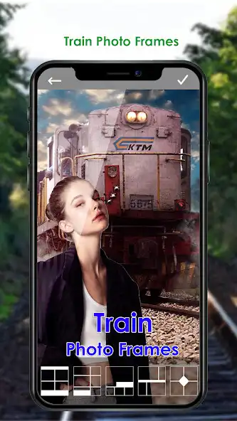 Play Train Photo Editor and Frames as an online game Train Photo Editor and Frames with UptoPlay
