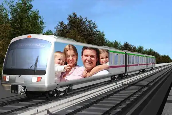 Play Train Photo Frame Editor