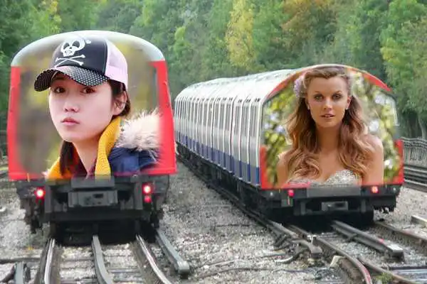 Play Train Photo Frame Editor