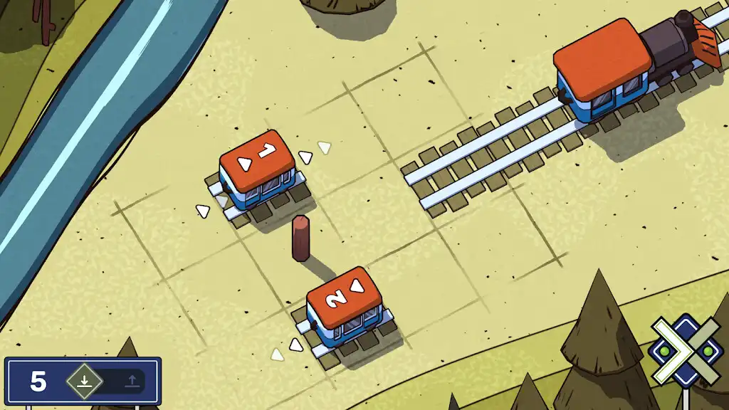 Play Train Puzzle: Rail Bound as an online game Train Puzzle: Rail Bound with UptoPlay
