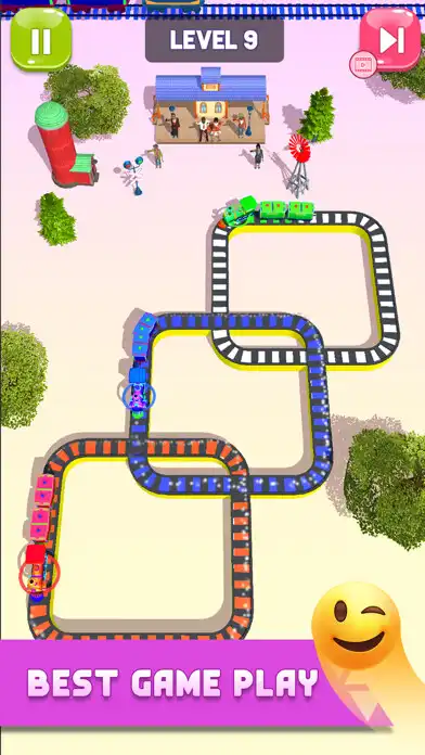 Play Train Race Game - Perfect Time as an online game Train Race Game - Perfect Time with UptoPlay