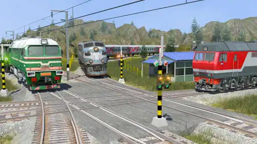 Play Train Racing Game Simulator - Train Racing as an online game Train Racing Game Simulator - Train Racing with UptoPlay