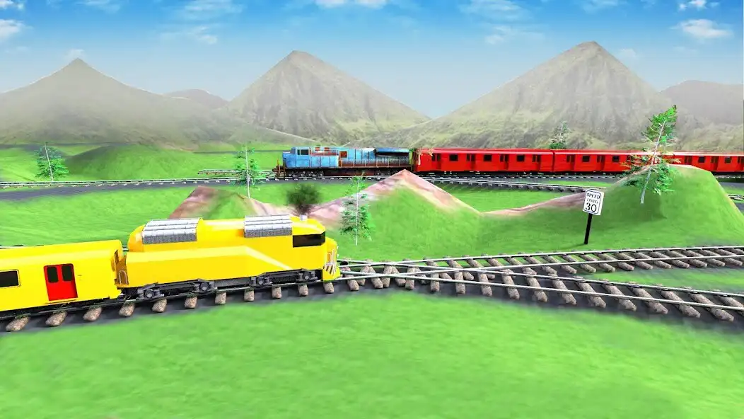Play Train Racing Simulator Game as an online game Train Racing Simulator Game with UptoPlay