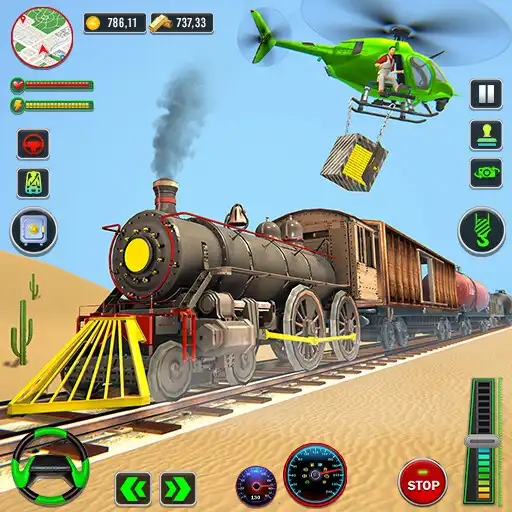Play Train Robbery Game: Train Game APK