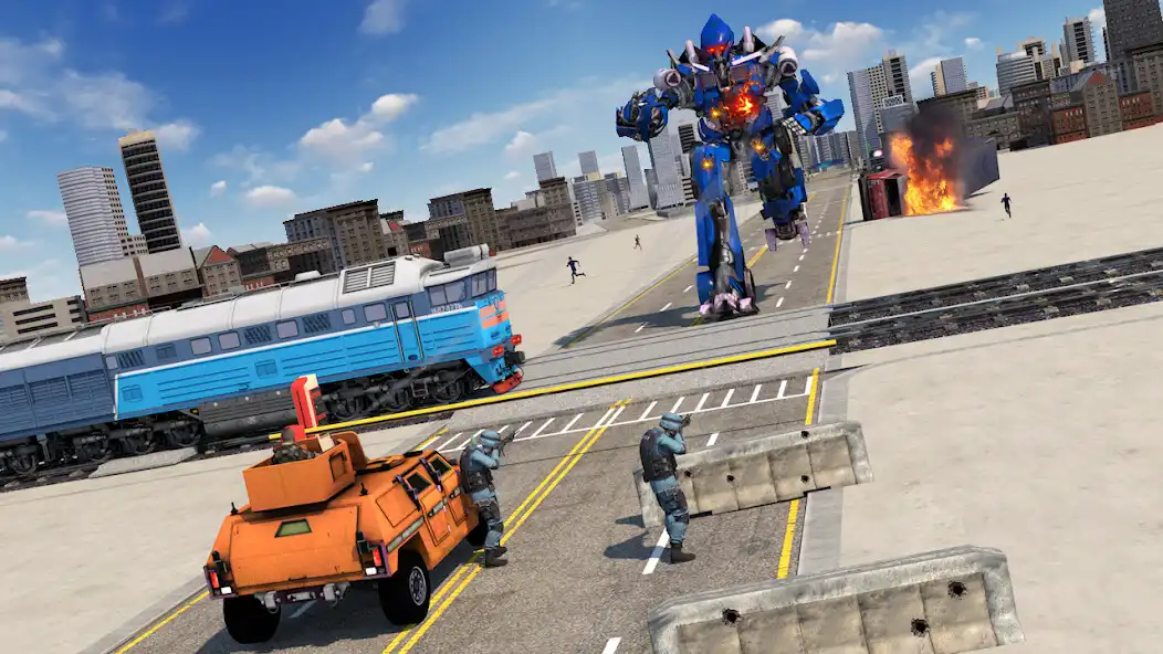 Play Train Robot Car Transformation as an online game online Train Robot Car Transformation with UptoPlay Play Train Robot Car Transformation as an online game Train Robot Car Transformation with UptoPlay