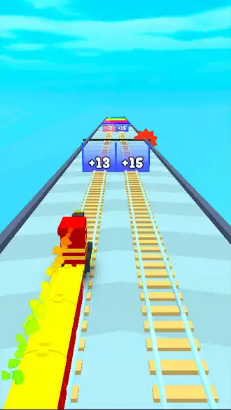 Play Train Rush 3D as an online game Train Rush 3D with UptoPlay