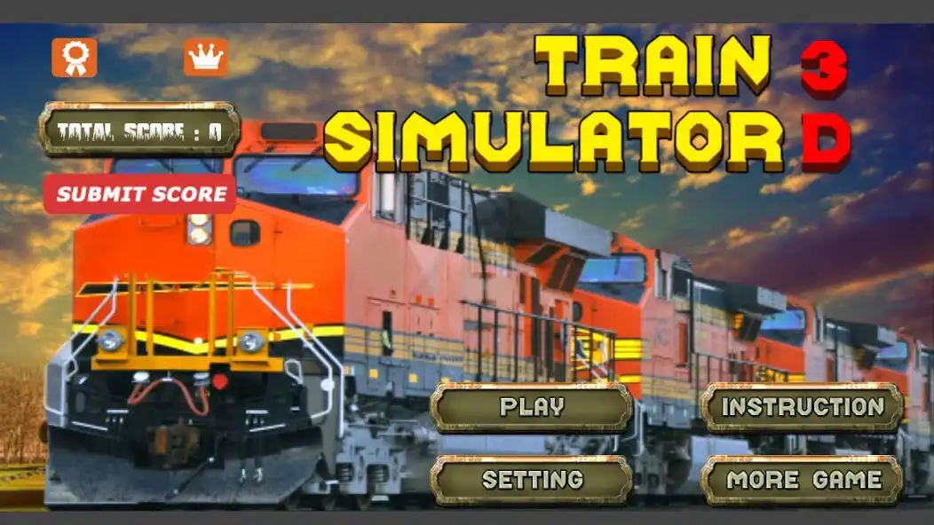 Play Train Simulator 3D  and enjoy Train Simulator 3D with UptoPlay