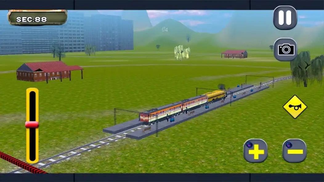 Play Train Simulator 3D as an online game Train Simulator 3D with UptoPlay