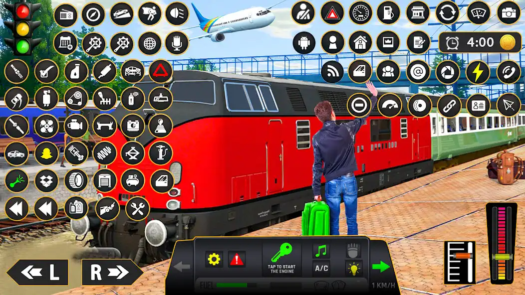 Play Train Simulator 3D Train Games as an online game Train Simulator 3D Train Games with UptoPlay