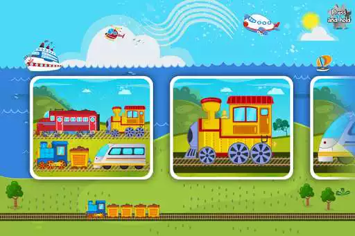 Play Trains Jigsaw Puzzles for Kids  and enjoy Trains Jigsaw Puzzles for Kids with UptoPlay