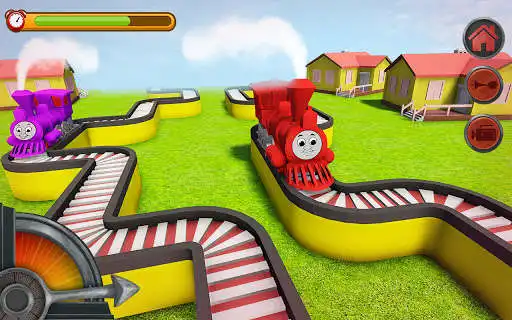Play Trains On Time: Train Race Sim  and enjoy Trains On Time: Train Race Sim with UptoPlay