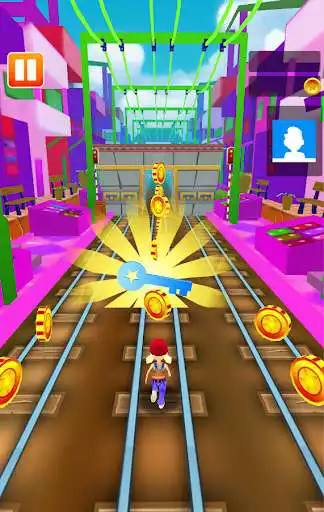 Play Train Surf runner- Endless Subway Racing  and enjoy Train Surf runner- Endless Subway Racing with UptoPlay