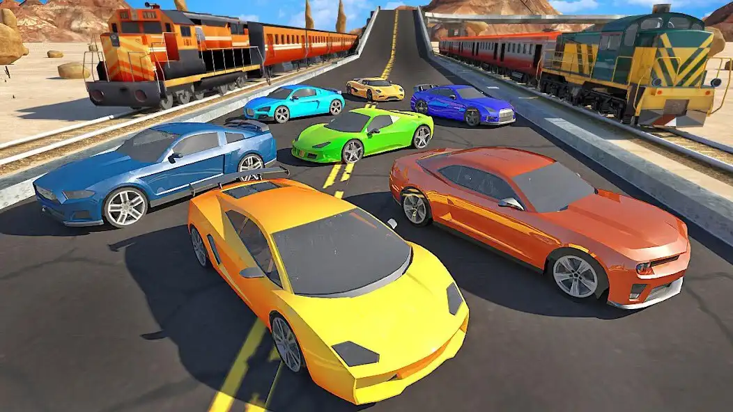 Play Trains vs. Cars  and enjoy Trains vs. Cars with UptoPlay