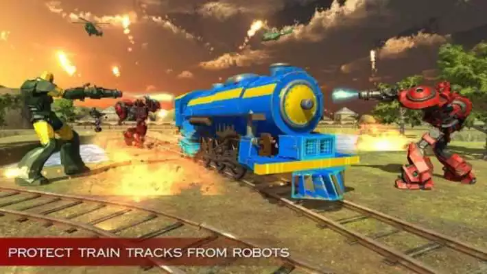 Play Train Transform Robot Army Bridge Construction