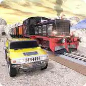 Free play online Train Vs Hummer Car Racing 3D APK