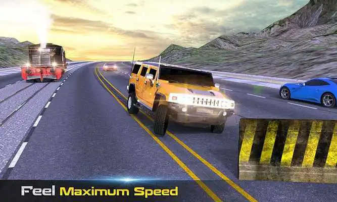 Play Train Vs Hummer Car Racing 3D Play Train Vs Hummer Car Racing 3D
