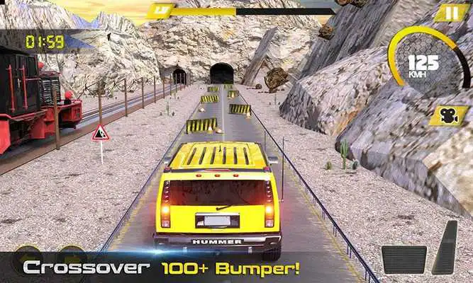 Play Train Vs Hummer Car Racing 3D Play Train Vs Hummer Car Racing 3D