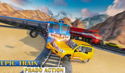 Play Train vs Prado Race Simulator as an online game Train vs Prado Race Simulator with UptoPlay
