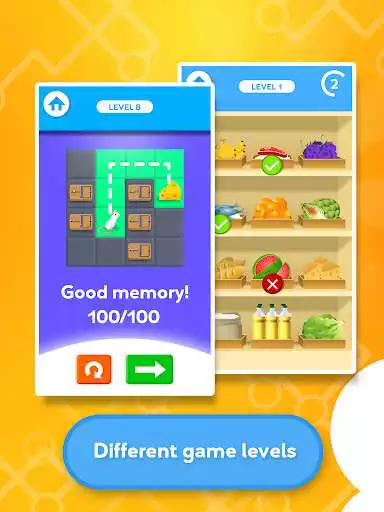 Play Train your Brain. Memory Games as an online game Train your Brain. Memory Games with UptoPlay